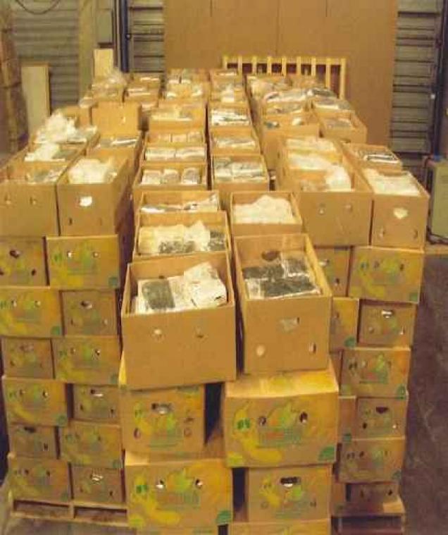 Belgische douane nam vorig jaar 46 ton drugs in beslag
