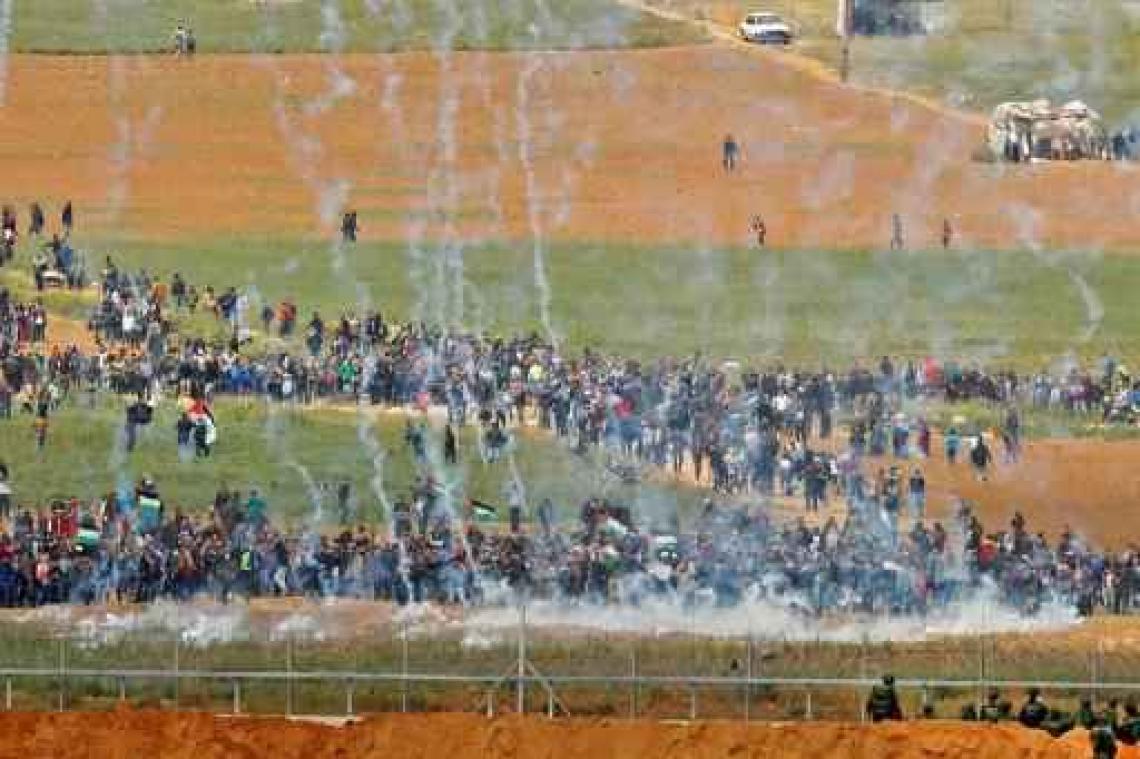 Palestijn door Israëlische soldaten doodgeschoten bij manifestaties aan grens Gazastrook