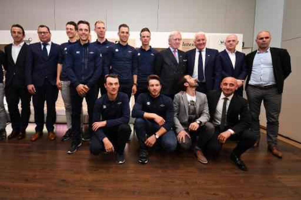 Quick-Step is 20 jaar actief in profwielrennen en viert feest