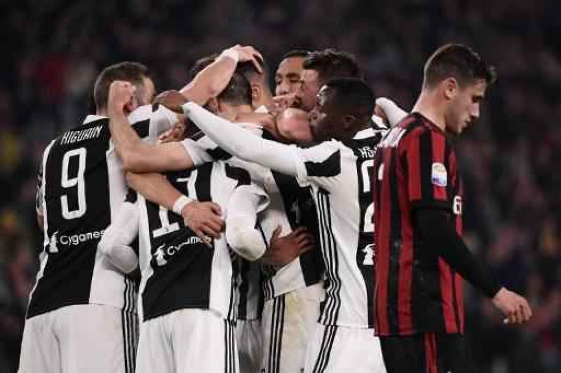 Serie A - Juventus klopt AC Milan en loopt uit op Napoli