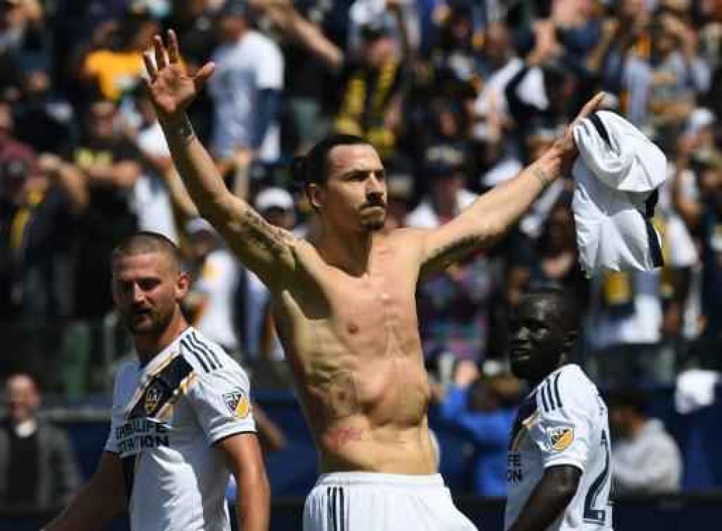 "Fans vroegen iets en ik gaf hen Zlatan", zegt Ibrahimovic na droomdebuut bij Galaxy