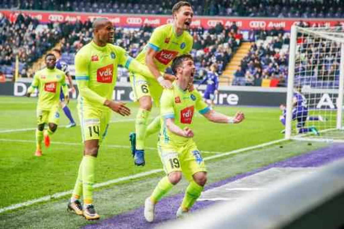 Jupiler Pro League - AA Gent pakt driepunter in Astridpark en wordt tweede