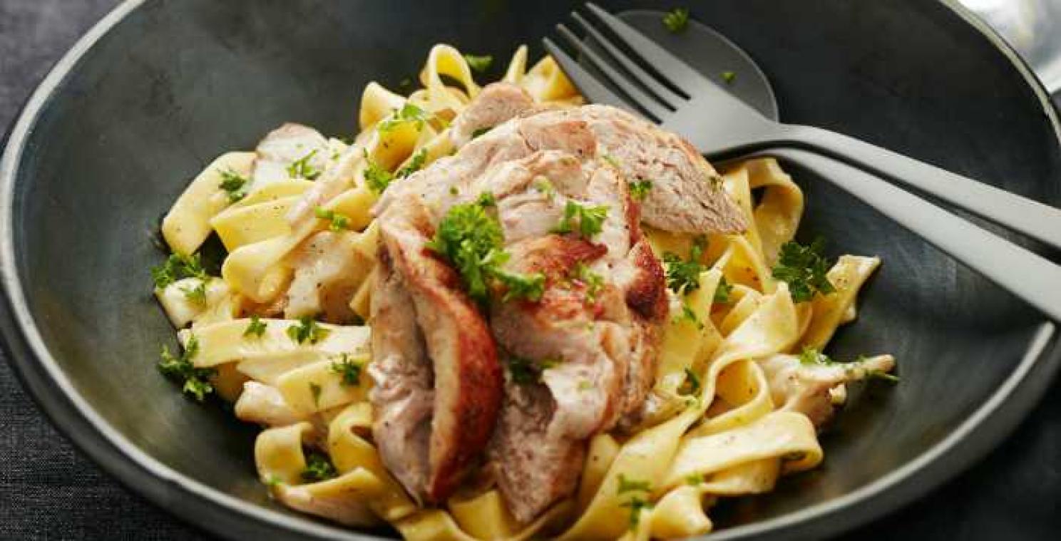 Fazant met pappardelle
