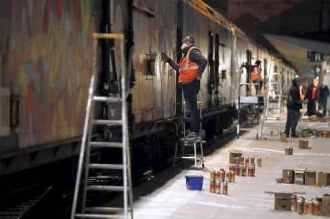 Herstel vandalisme en graffiti kostte NMBS in eerste helft 2017 2,7 miljoen euro