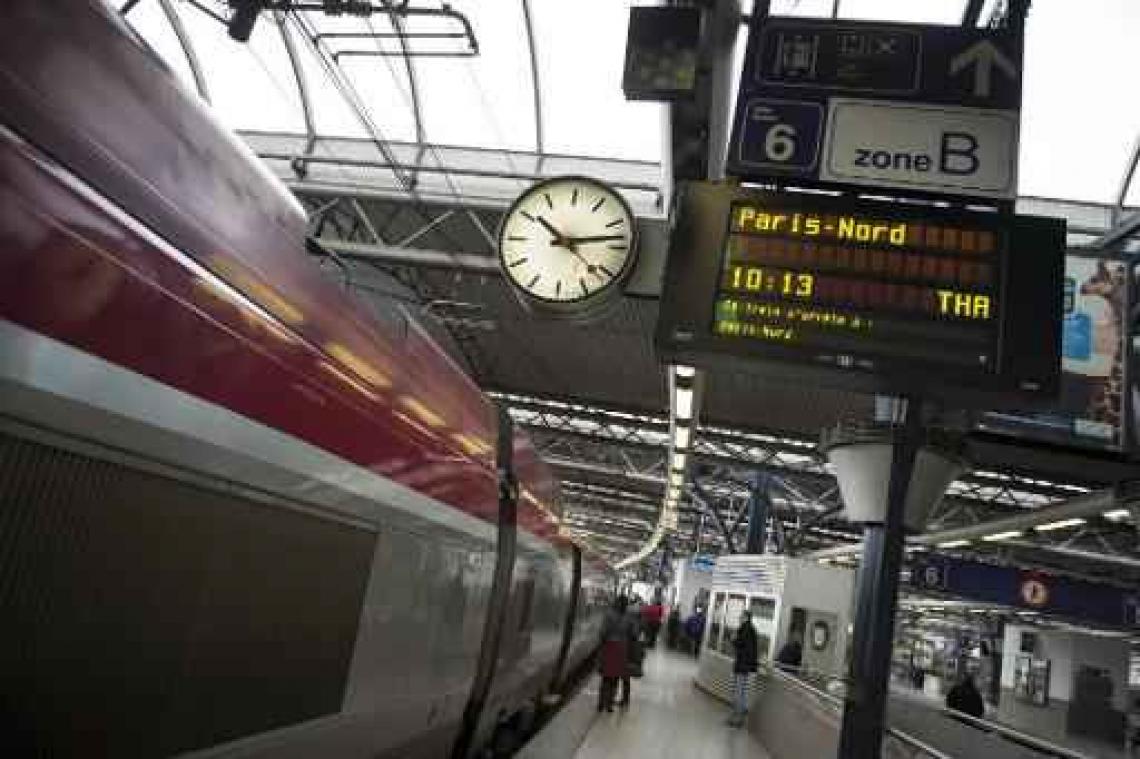 Enkele Thalys en Eurostar treinen afgeschaft