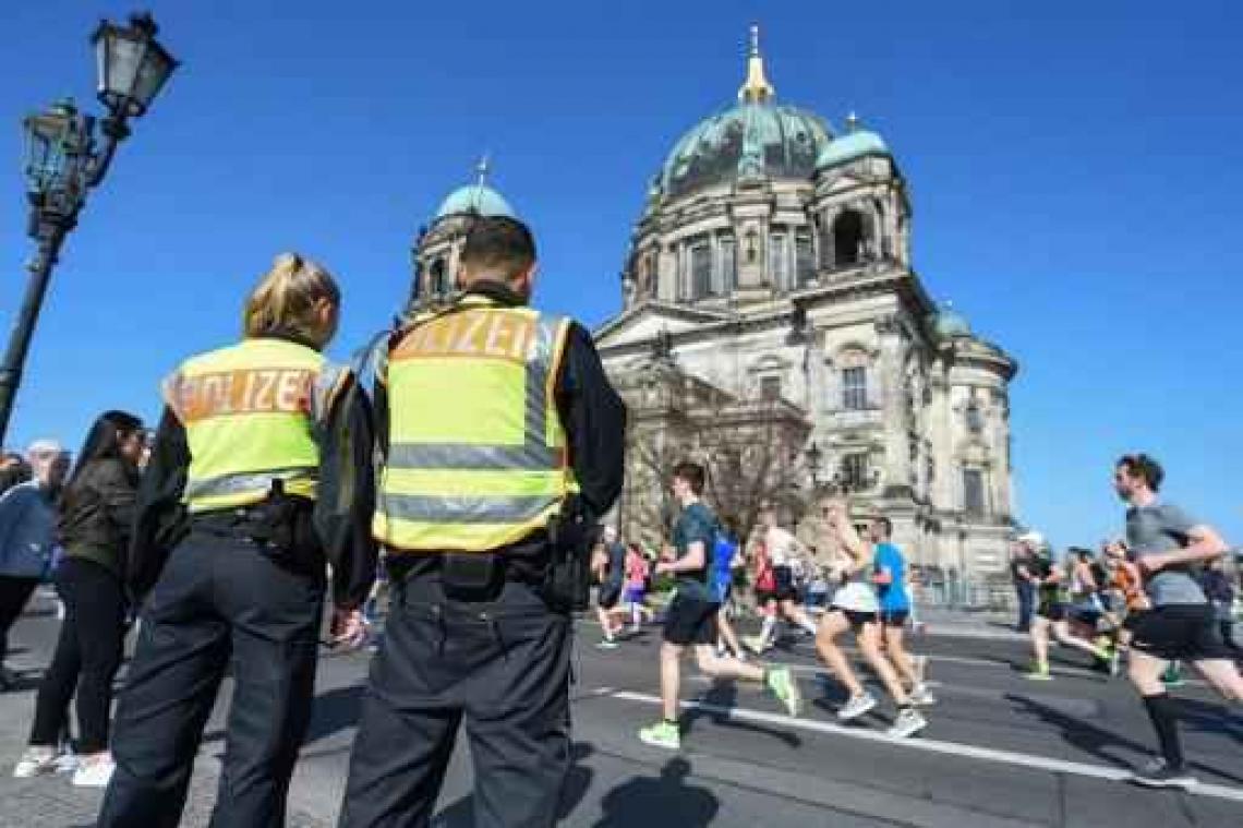 Politie verhindert aanslag tijdens halve marathon van Berlijn