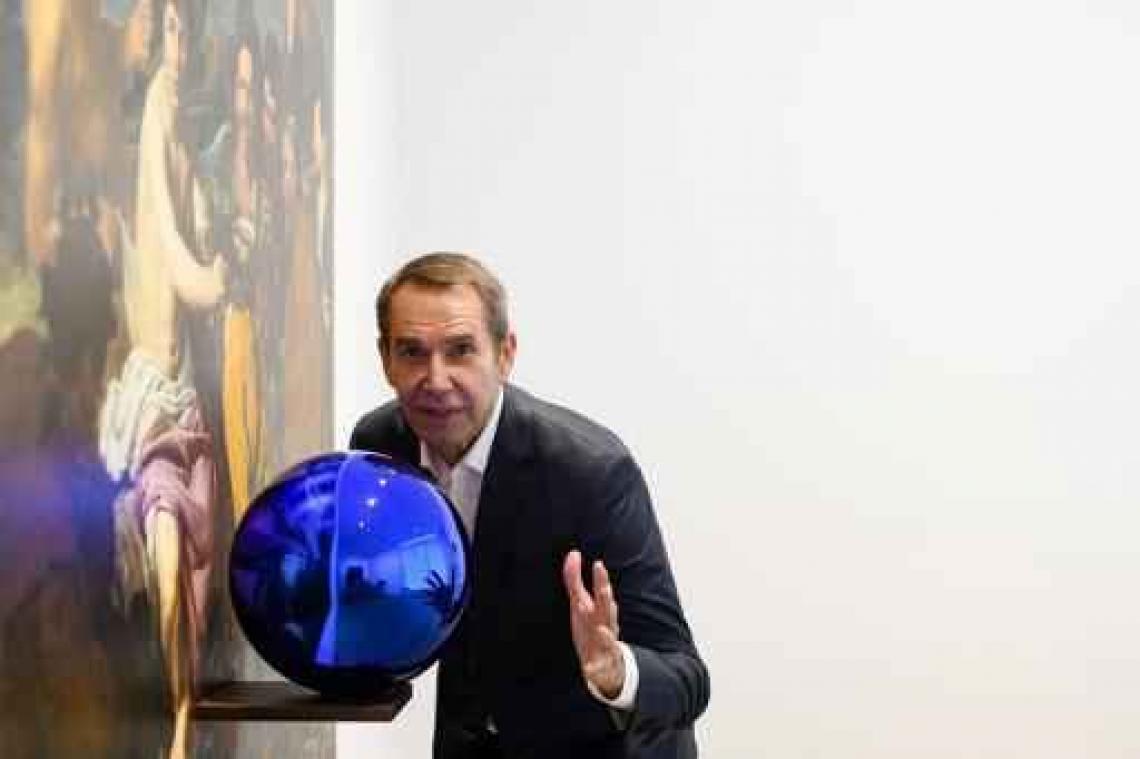 Meesterwerk Jeff Koons kapot door ongeval in Amsterdam