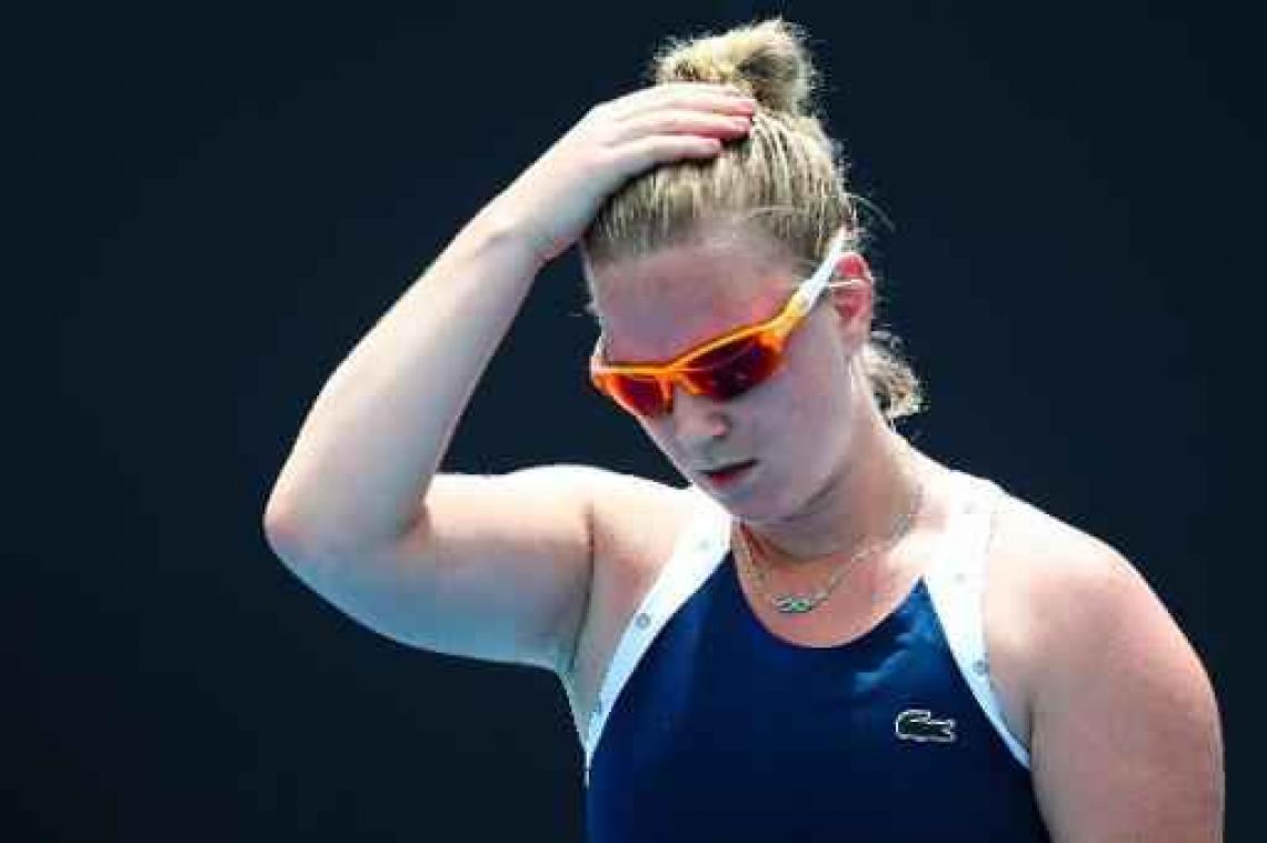 Ysaline Bonaventure in eerste ronde uitgeschakeld