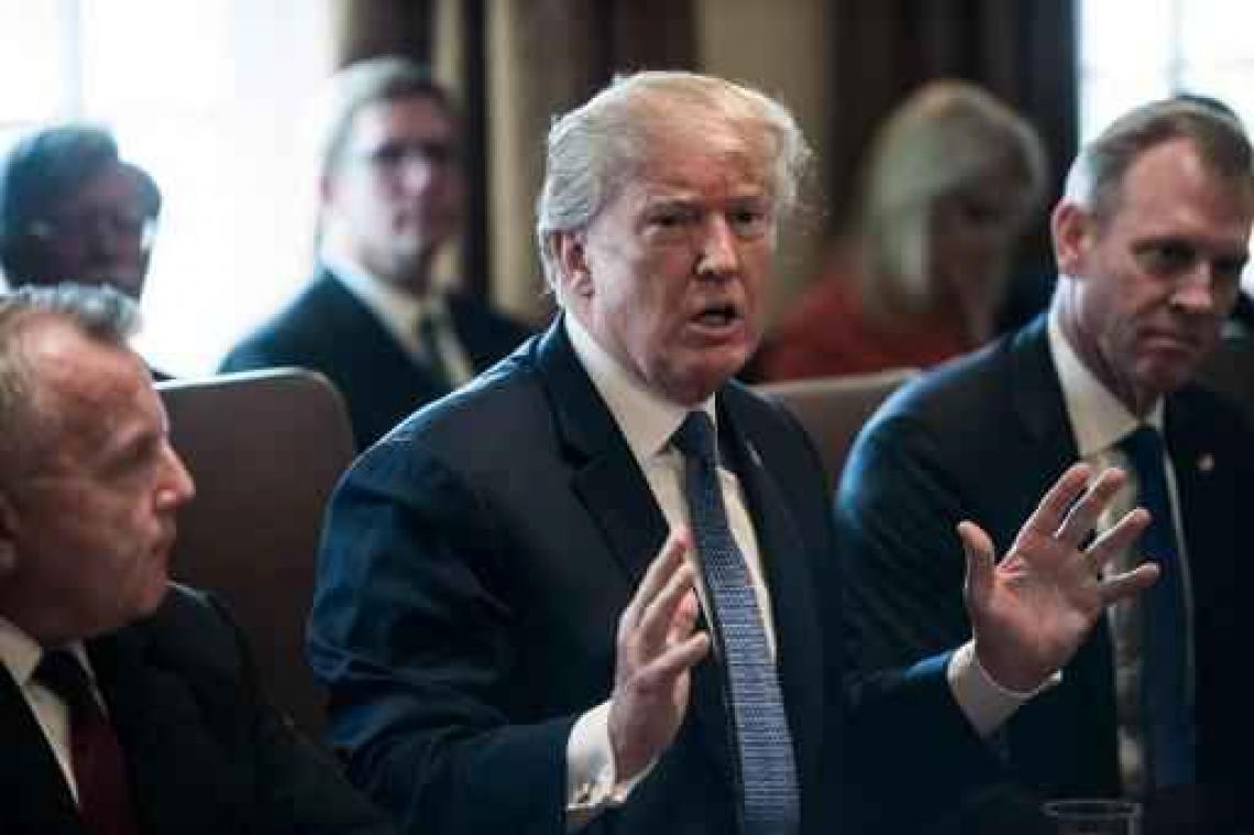 Trump annuleert reis naar Zuid-Amerika wegens Syrië