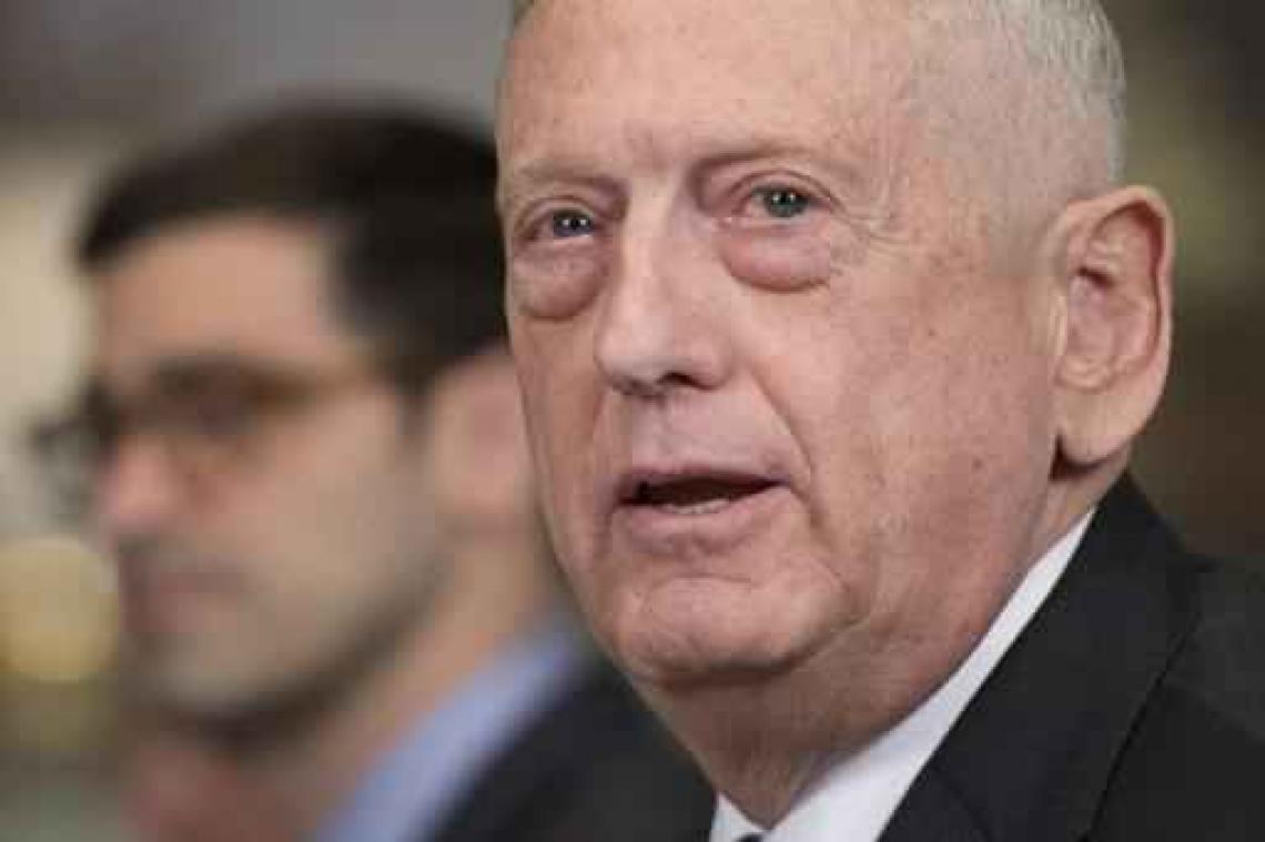 VS-minister van Defensie Mattis "klaar" om Trump militaire opties te presenteren