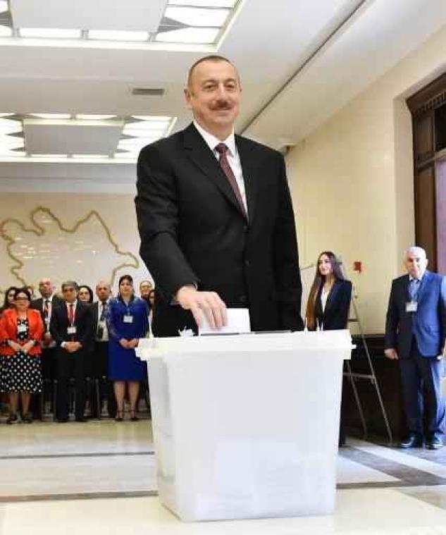 Herverkiezing Alijev als president van Azerbeidzjan bevestigd