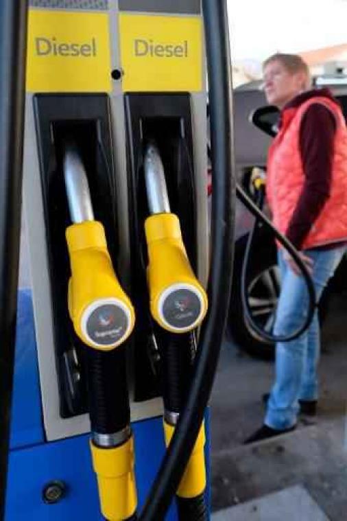 Maximumprijs diesel komt boven de 1,45 euro per liter