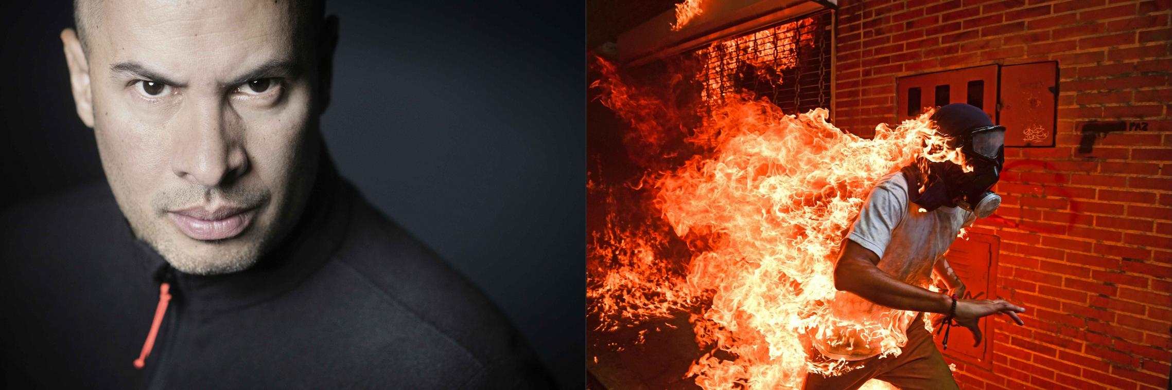 Foto van brandende man in Venezuela wint World Press Photo