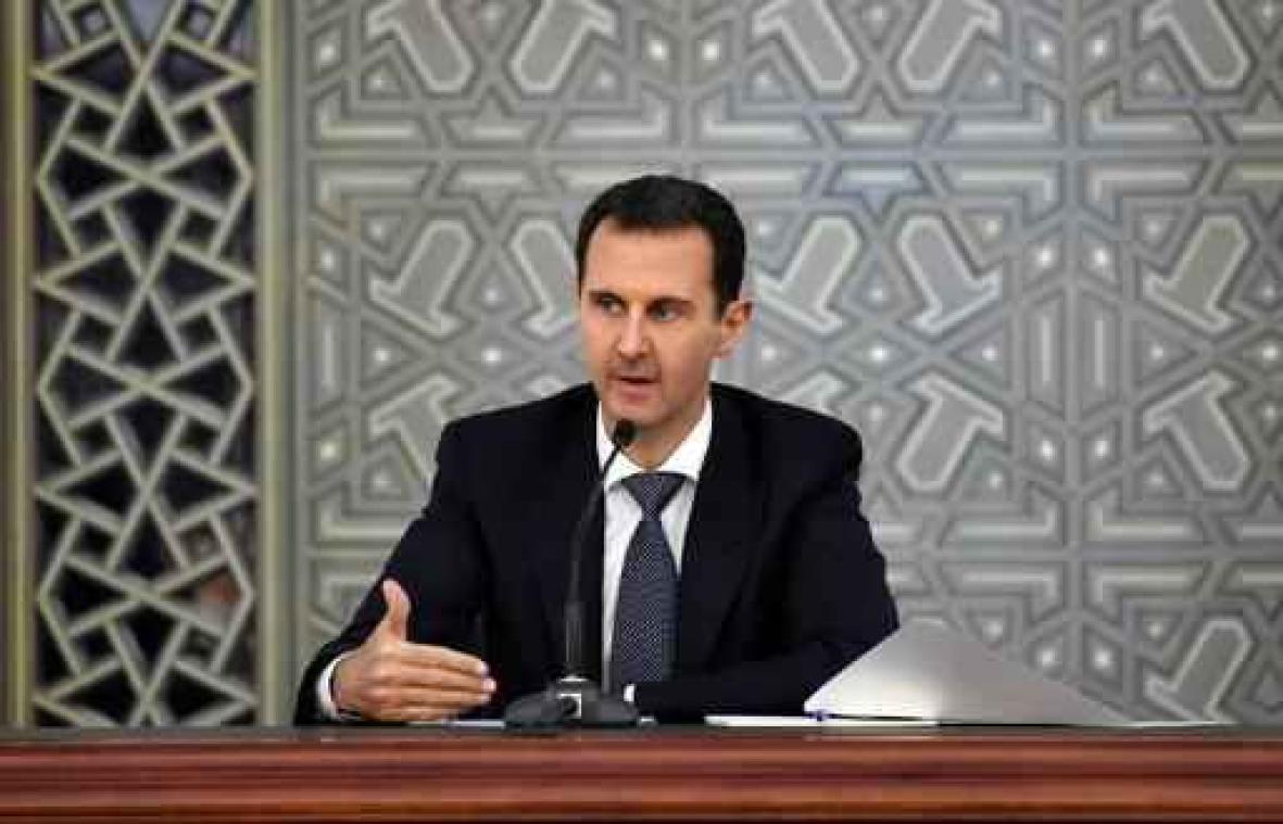 Assad "meer dan ooit vastberaden om het terrorisme te bestrijden"