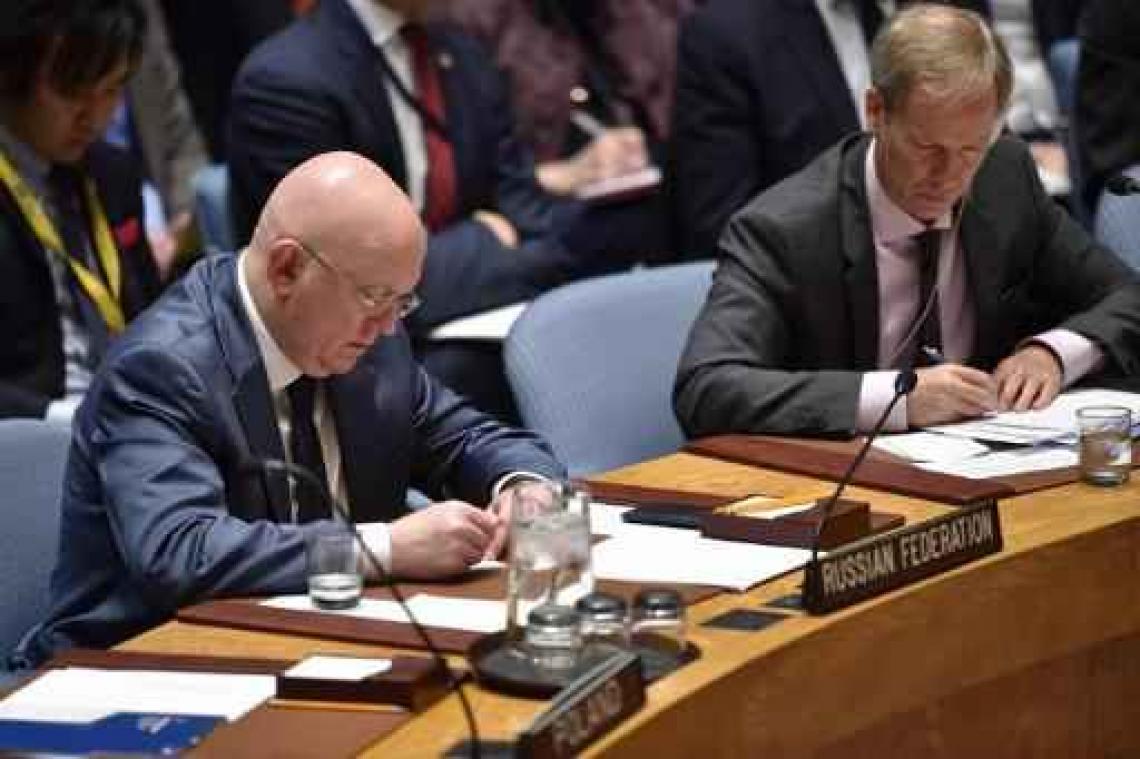 Russische ontwerpresolutie vraagt VN aanvallen op Syrië te veroordelen