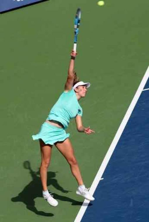 Elise Mertens stoot door naar finale