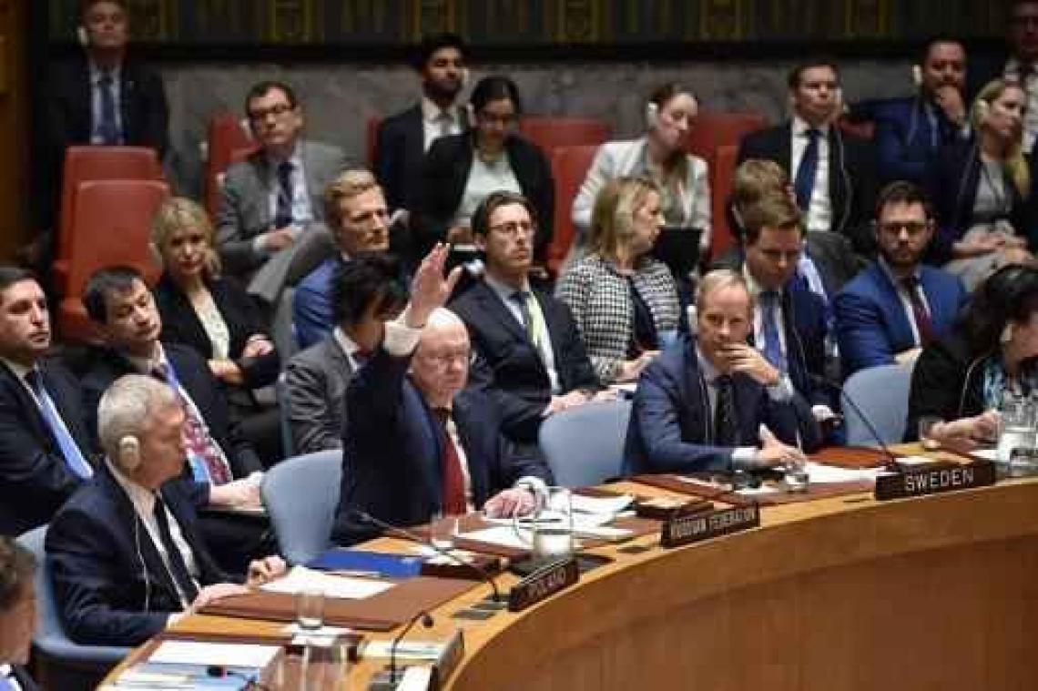 Geweld Syrië - aanval door Westen - Moskou haalt bakzeil bij stemming in Veiligheidsraad over aanvallen op Syrië