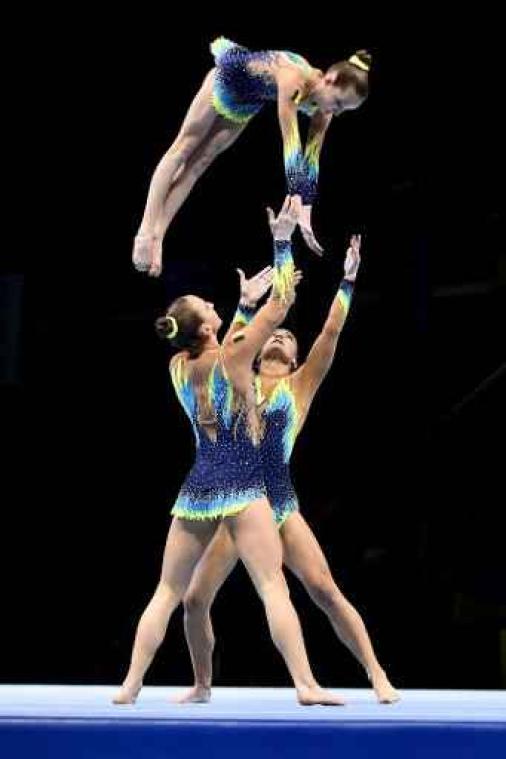 WK acrogym - Twee finaleplaatsen voor België in Antwerpen