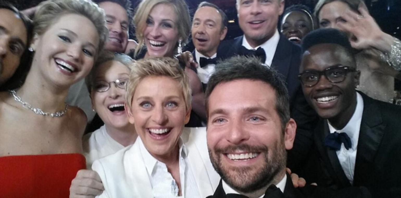Sterrenselfie van Ellen Degeneres breekt alle Twitter-records