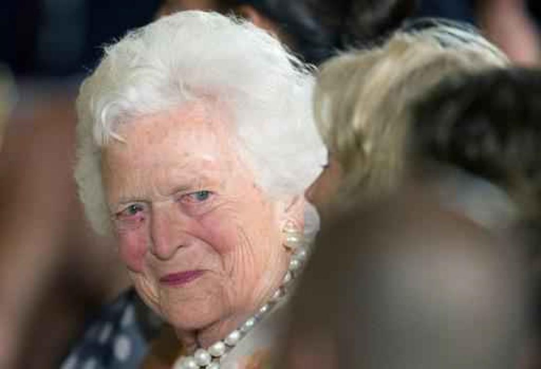Voormalige first lady Barbara Bush overleden