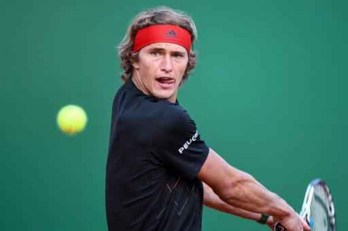 ATP Monte Carlo - Alexander Zverev plaatst zich als laatste voor halve eindstrijd