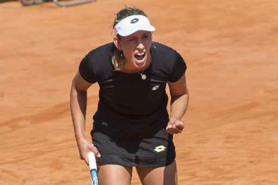 Elise Mertens speelde niet haar beste wedstrijd