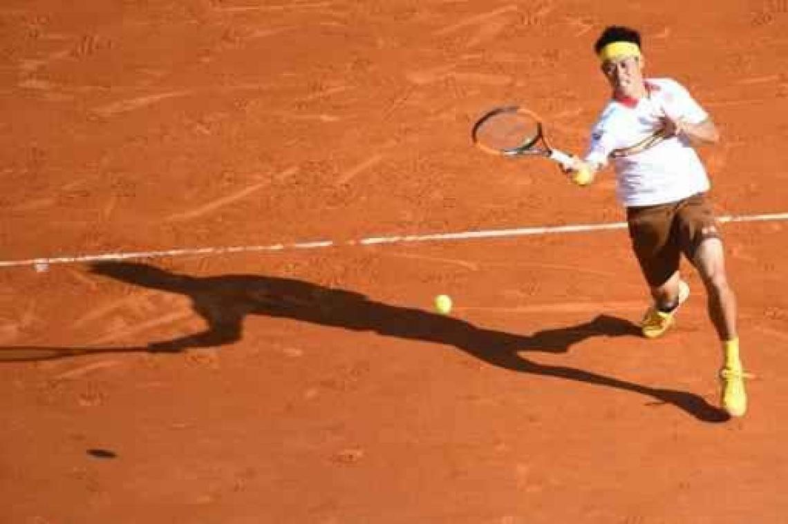 ATP Monte Carlo - Nishikori pakt tweede finaleticket