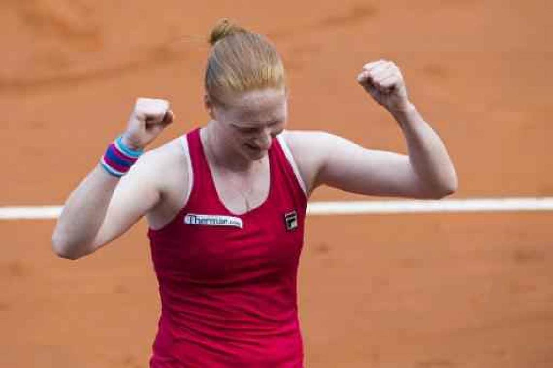 Fed Cup - Alison Van Uytvanck: "Ik moest de bal 10.000 keer overslaan om een punt te maken"