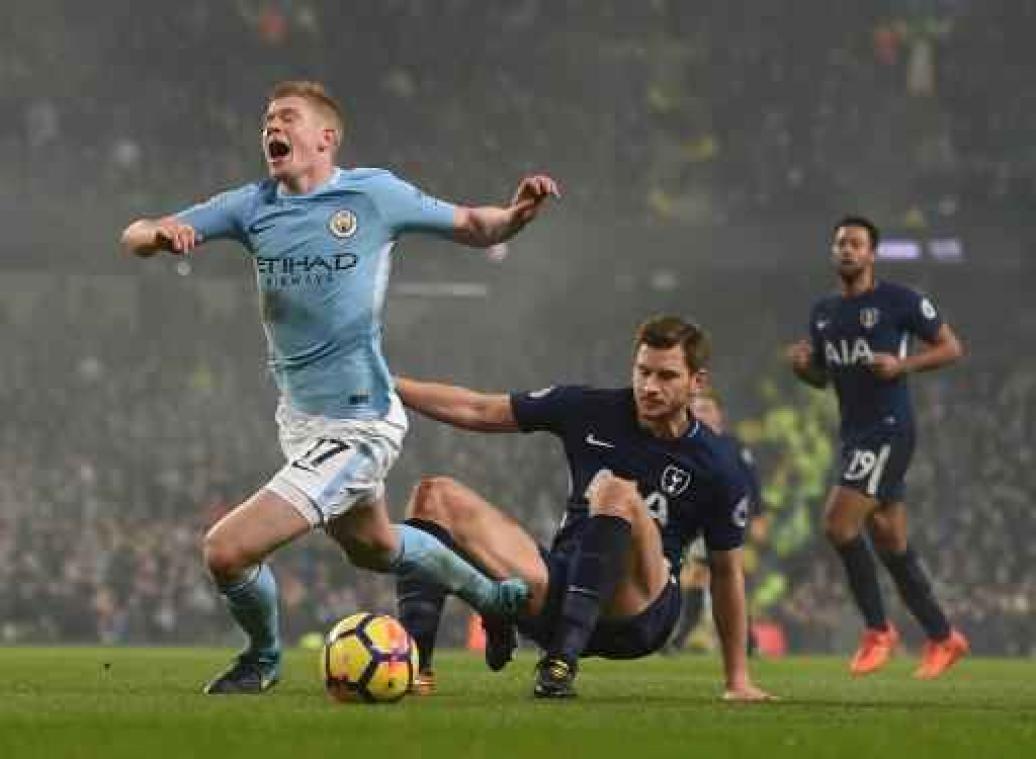 Belgen in het buitenland - De Bruyne en Vertonghen halen Team van het Jaar in Engeland