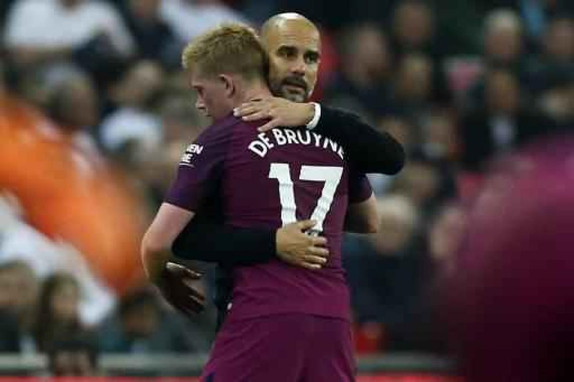 Guardiola vindt dat De Bruyne Speler van het Jaar-trofee had moeten winnen