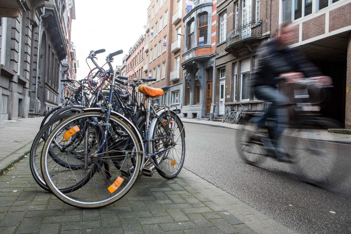 Tijdens ochtendspits is fietser het snelst
