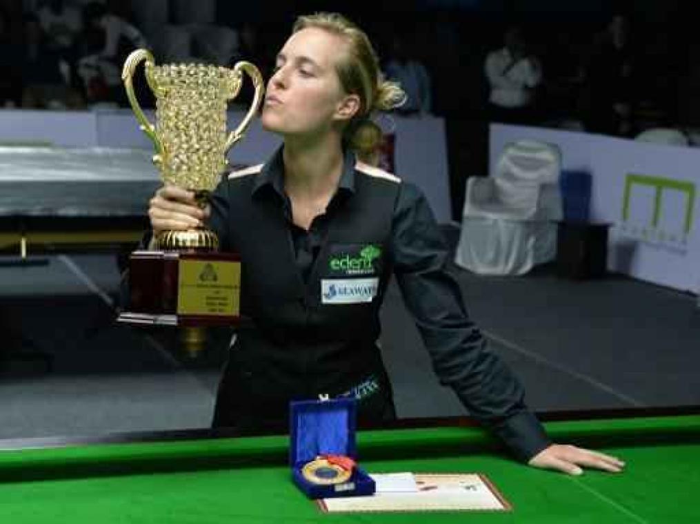 Wendy Jans hekelt intrekken financiële steun door Belgische snookerbond