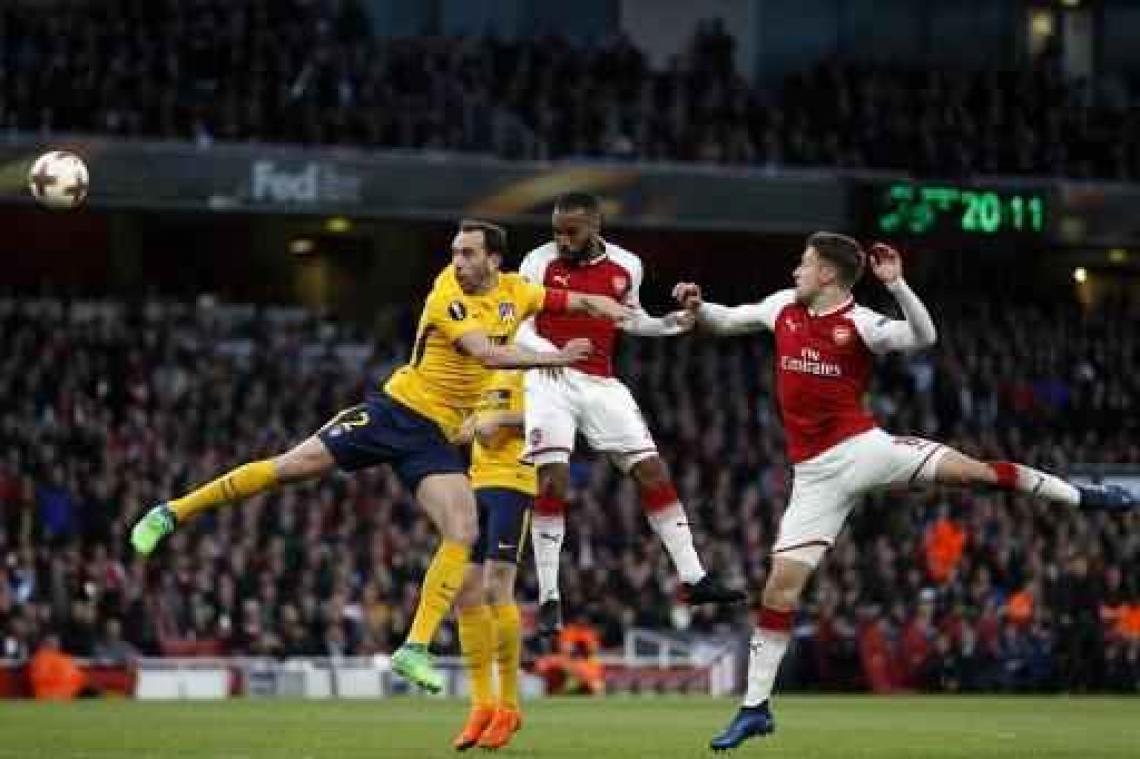 Europa League - Arsenal krijgt deksel op de neus tegen tien Madrilenen, Marseille klopt Salzburg