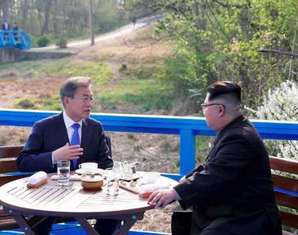 Kim Jong-un: "We zijn één natie"