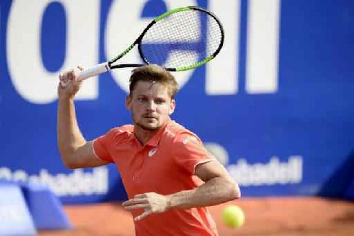 David Goffin botst op Rafael Nadal in Barcelona