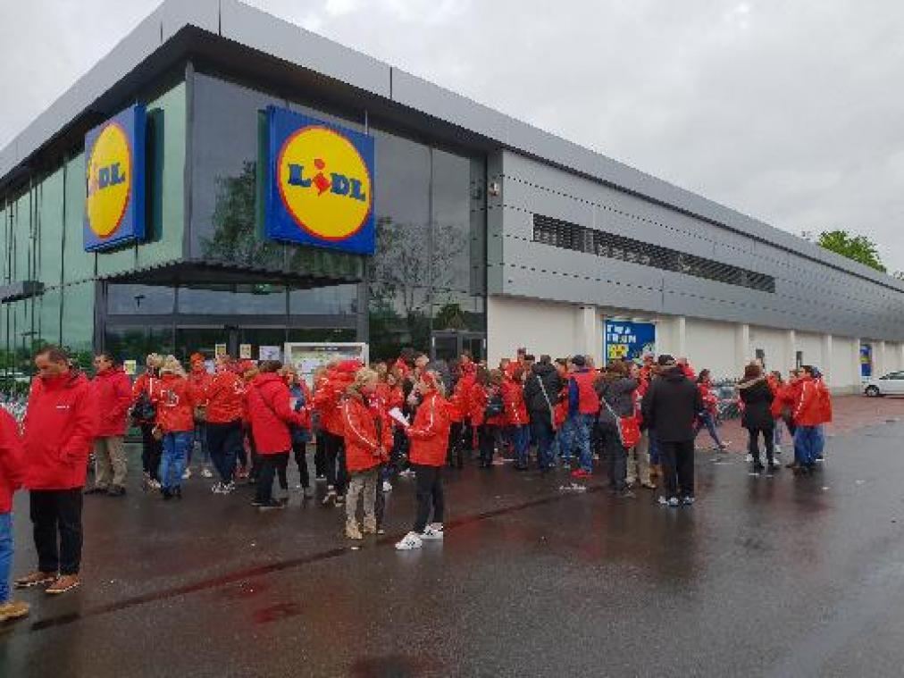 Vanaf zaterdag telkens vijf Lidl-winkels dicht in Limburg omwille van stakingsactie