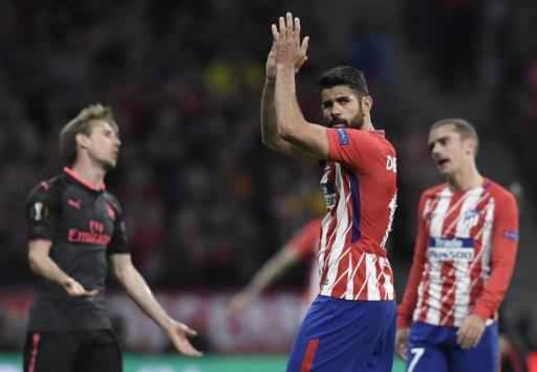 Europa League - Atlético Madrid schakelt Arsenal uit en is eerste finalist