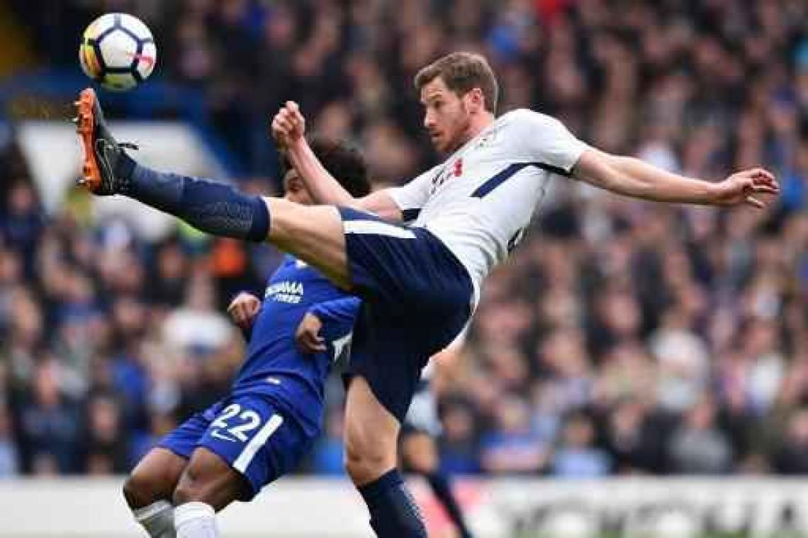 Belgen in het buitenland - Enkel van Jan Vertonghen wordt zondag onderzocht