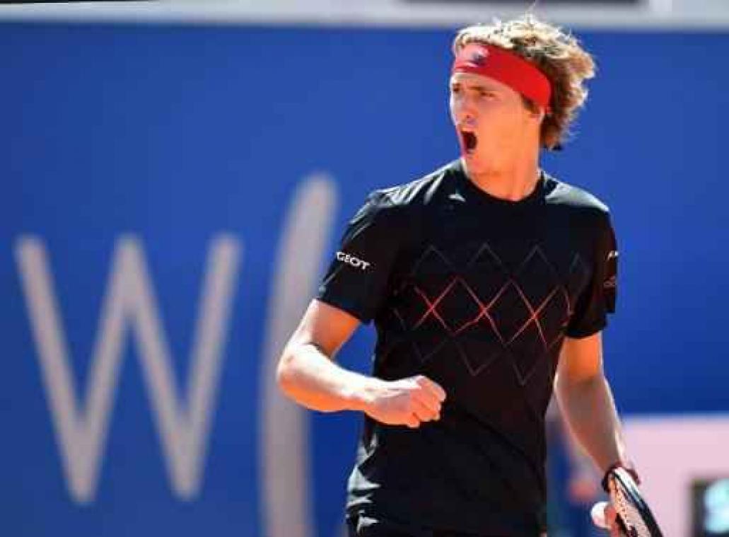 Zverev pakt titel na Duits duel tegen Kohlschreiber