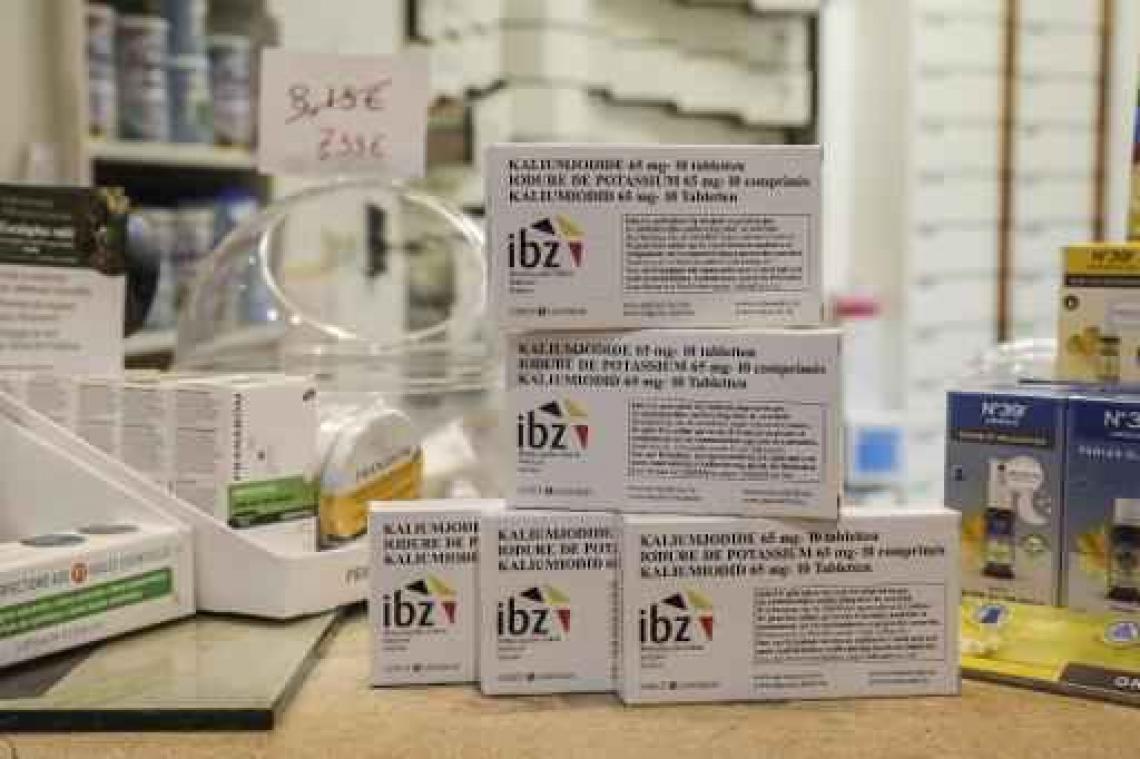 Al meer dan half miljoen doosjes met jodiumtabletten verdeeld