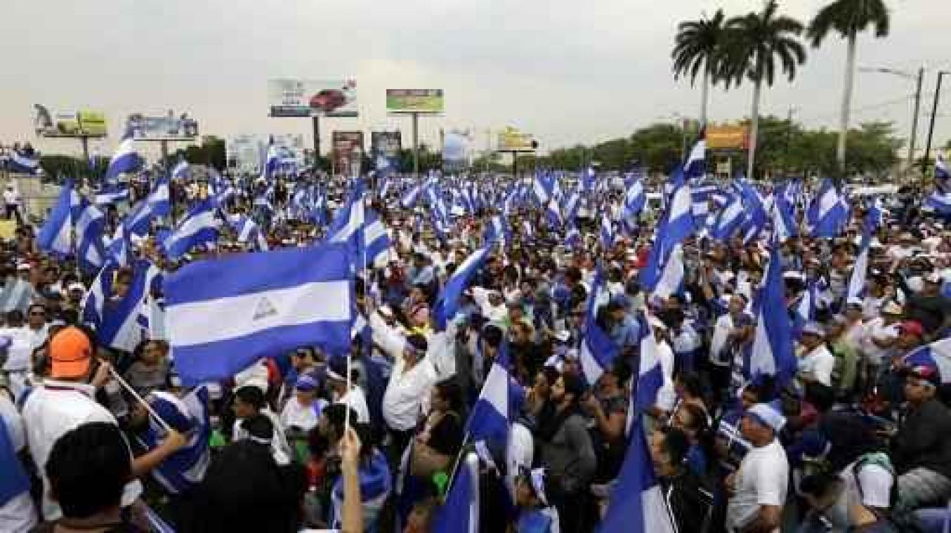 Opnieuw tienduizenden betogers op straat in Nicaragua