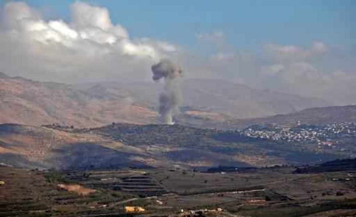 "Iran vuurt twintig raketten af richting Golan"