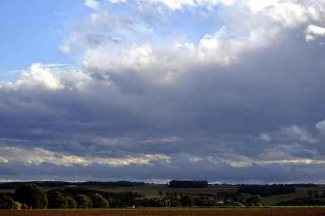 Weekend begint droog en eindigt nat