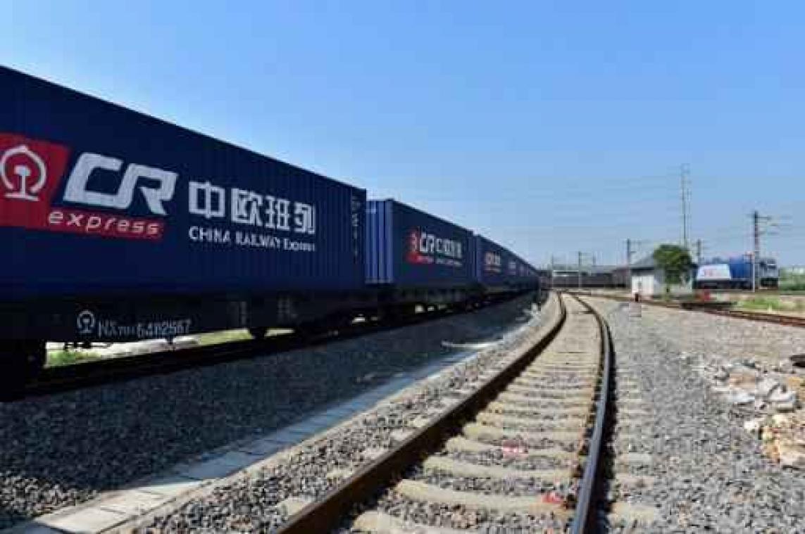 Eerste Zijderoute-trein komt aan in haven van Antwerpen