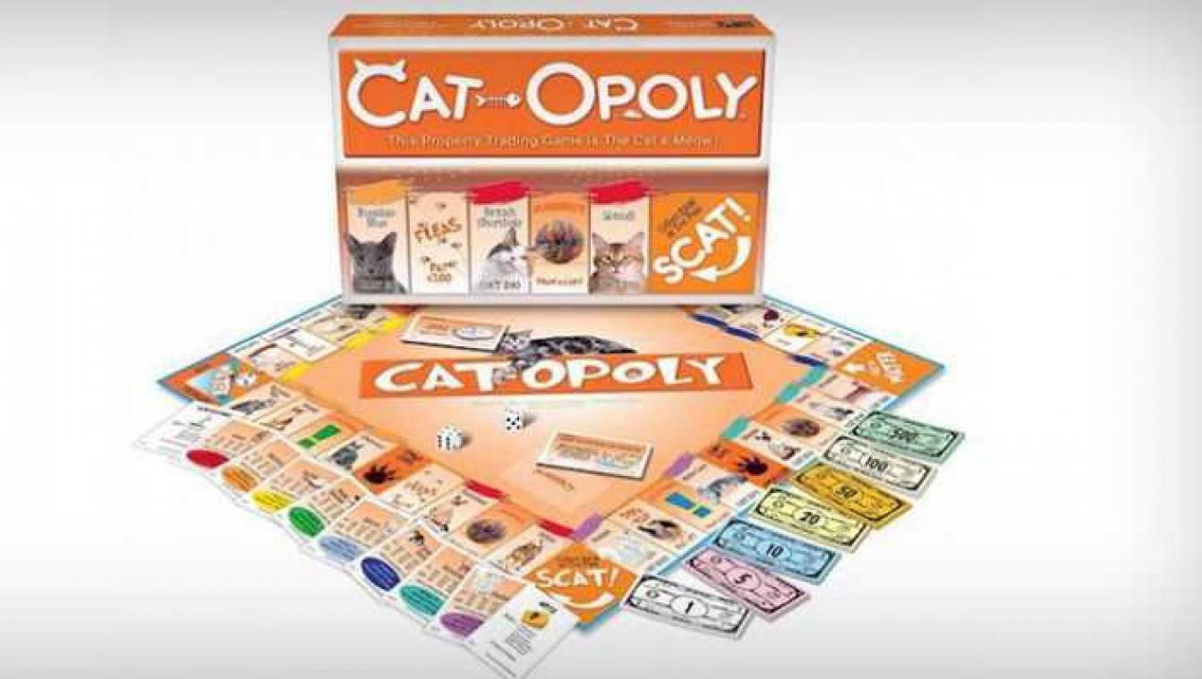 Met deze monopoly speel je met katten in plaats van huizen