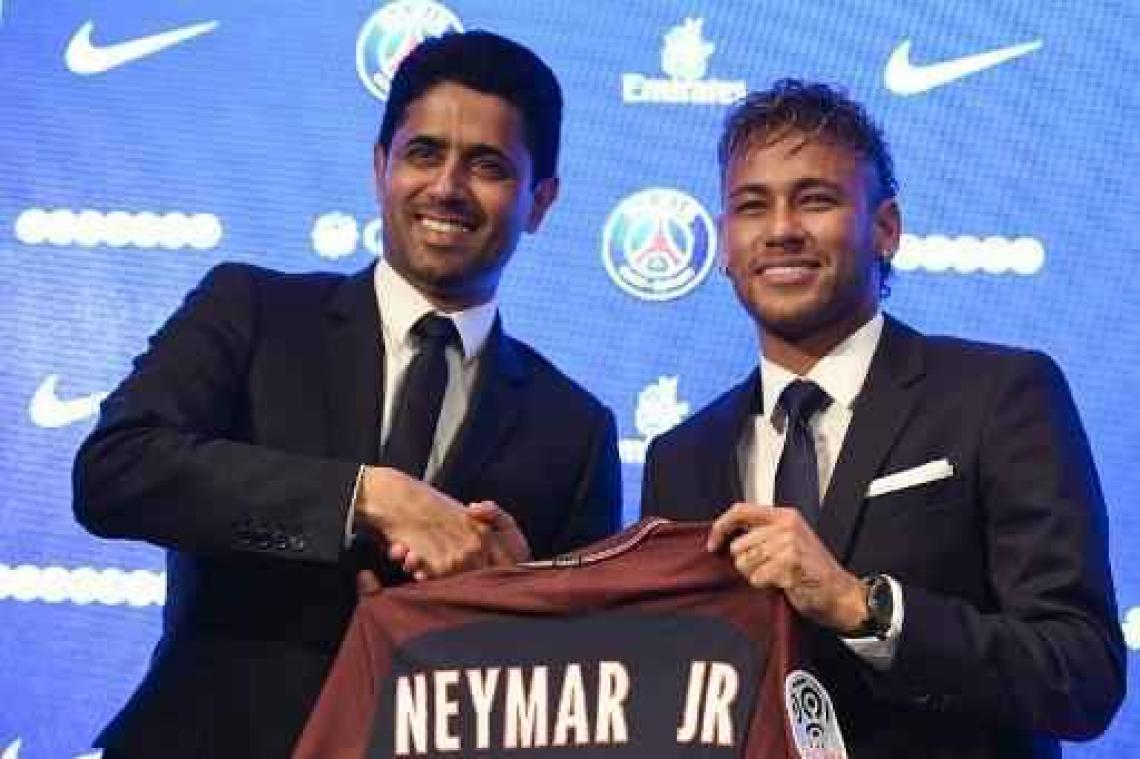 Ligue 1 - PSG-voorzitter Al-Khelaifi is "2000 procent zeker" dat Neymar blijft