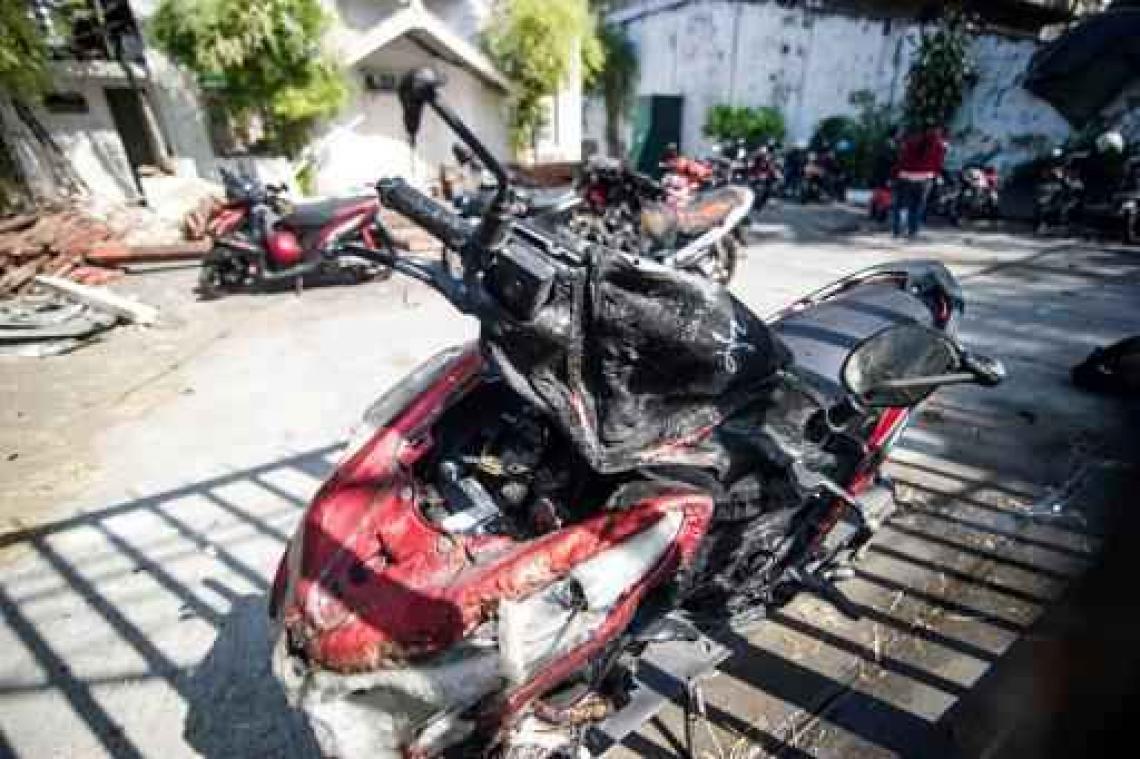 Vier terroristen gedood bij aanslag tegen Indonesische politie