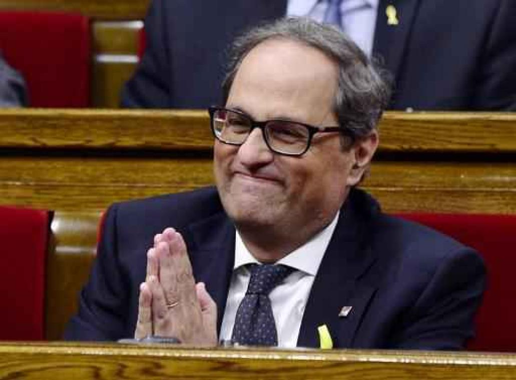 Quim Torra nieuwe minister-president van Catalonië