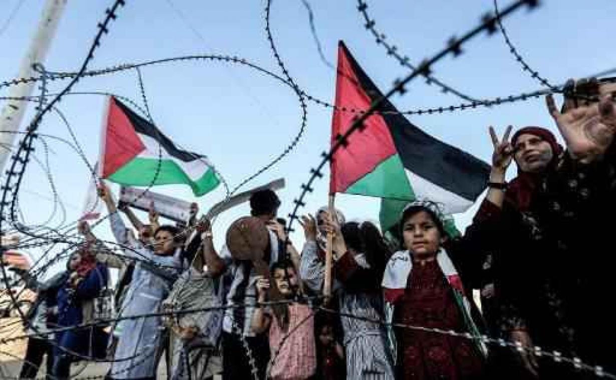 Stiltecirkels in tiental Belgische steden voor 70 jaar Nakba