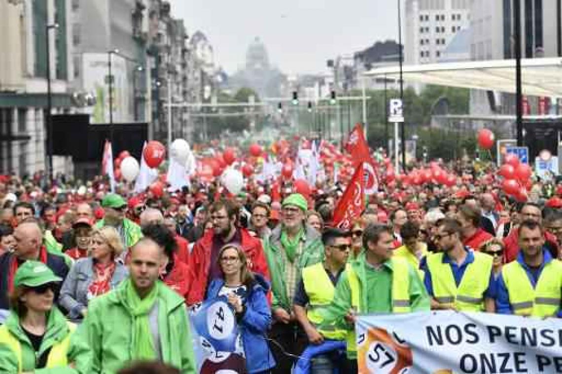 Optocht pensioenbetoging verloopt rustig